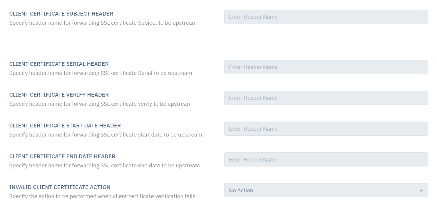 SSL Settings