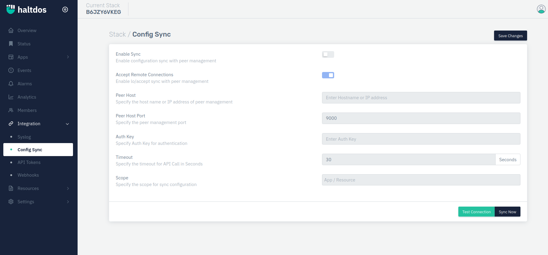 config sync