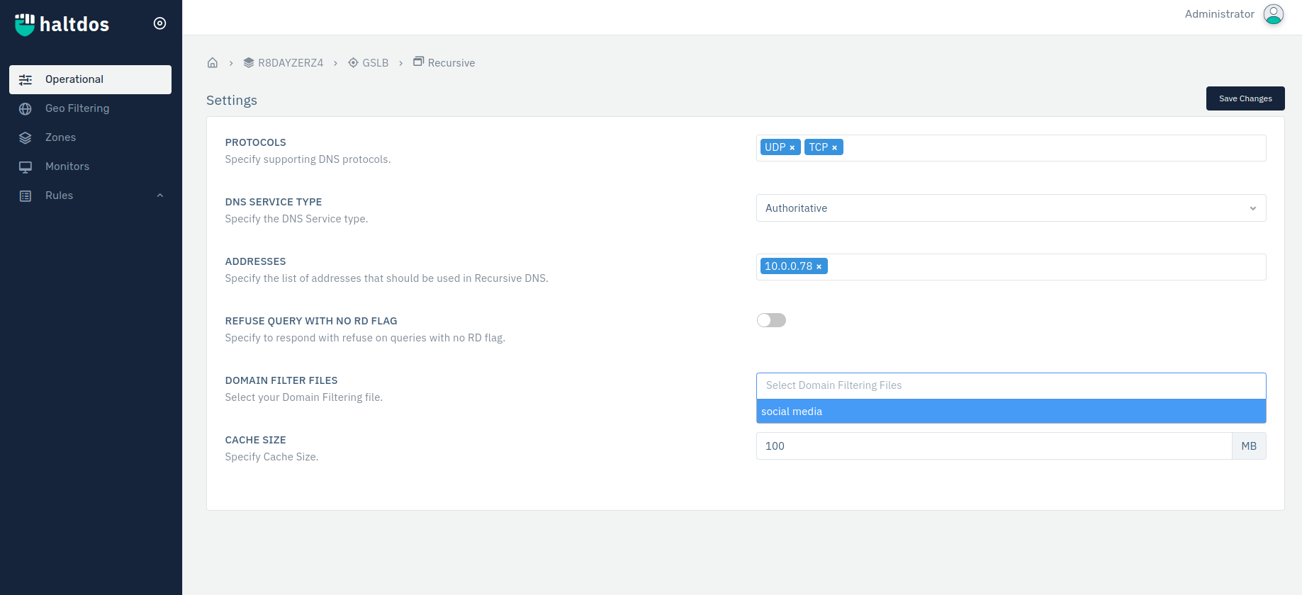 domain filters
