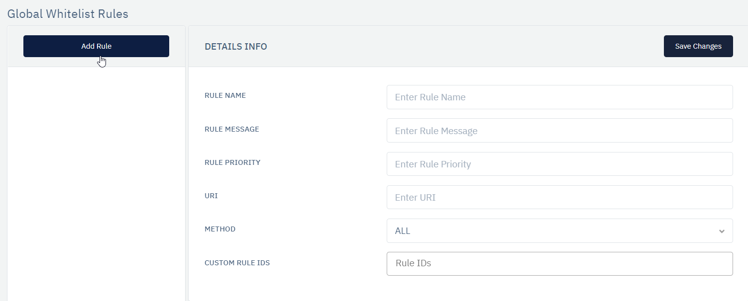 Global Whitelist Rules