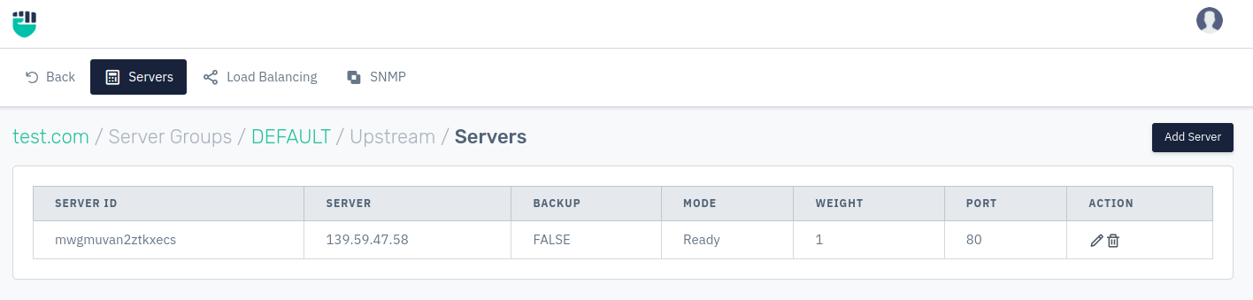 servers