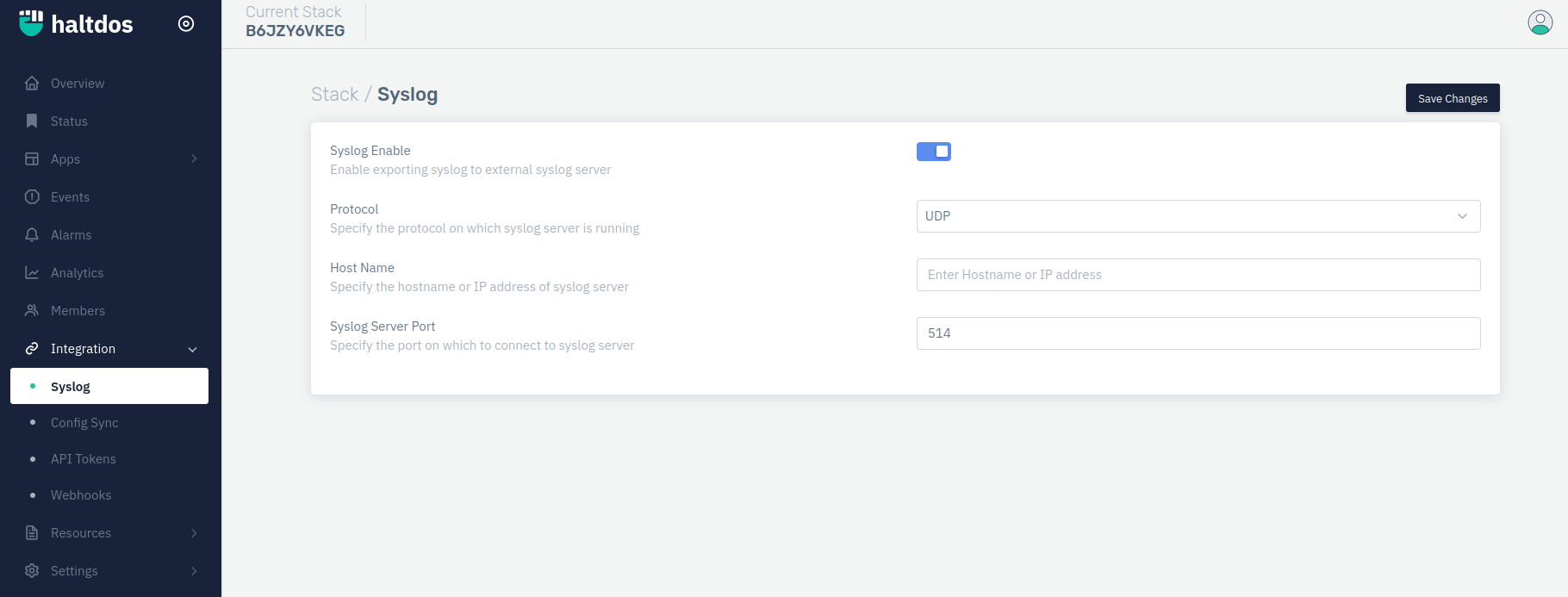 syslog